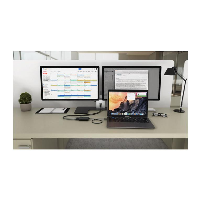 Adapter Video i-tec C31DUAL4KHDMI, USB-C, 2x HDMI, 2x 4K - Zezë - 6