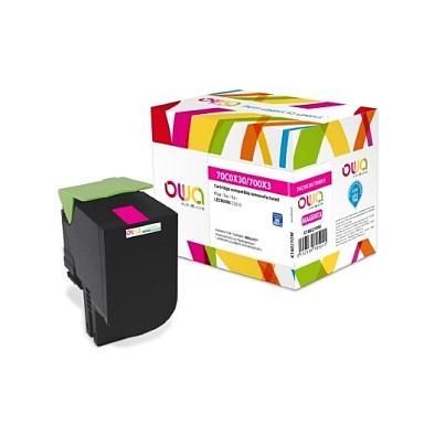 Toner Armor K18027OW, kompatibil me Lexmark 70C0X30, 4,000 faqe - Rozë