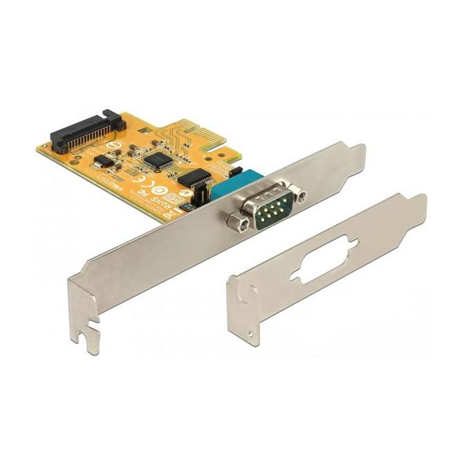Kartë Zgjerimi PCI Express Delock 90293 / PCIe 2.0 x1 / 1x RS-232 DB9 / 115.2Kbps / Low Profile