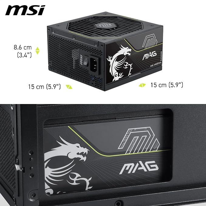 Furnizues Energjie MSI MAG A1200PLS PCIE5 / 1200W / 80 PLUS Platinum / ATX 3.1 / PCIe 5.1 / Fully Modular - Zezë - 4