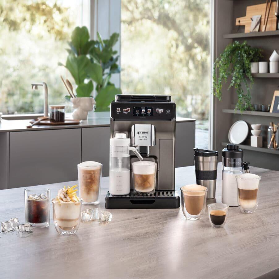 Aparat për kafe De’Longhi Eletta Explore Cold Brew / ECAM450.86.T / Hot & Cold / LatteCrema / 1.8L – Argjend - 3