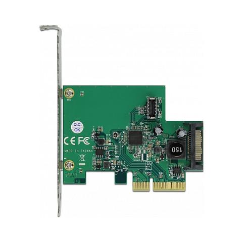 Kartë Zgjerimi PCI Express Delock 89029 / PCIe 3.0 x4 / 1x USB 10Gbps Key A 20-pin / Asmedia ASM3142 / Low Profile