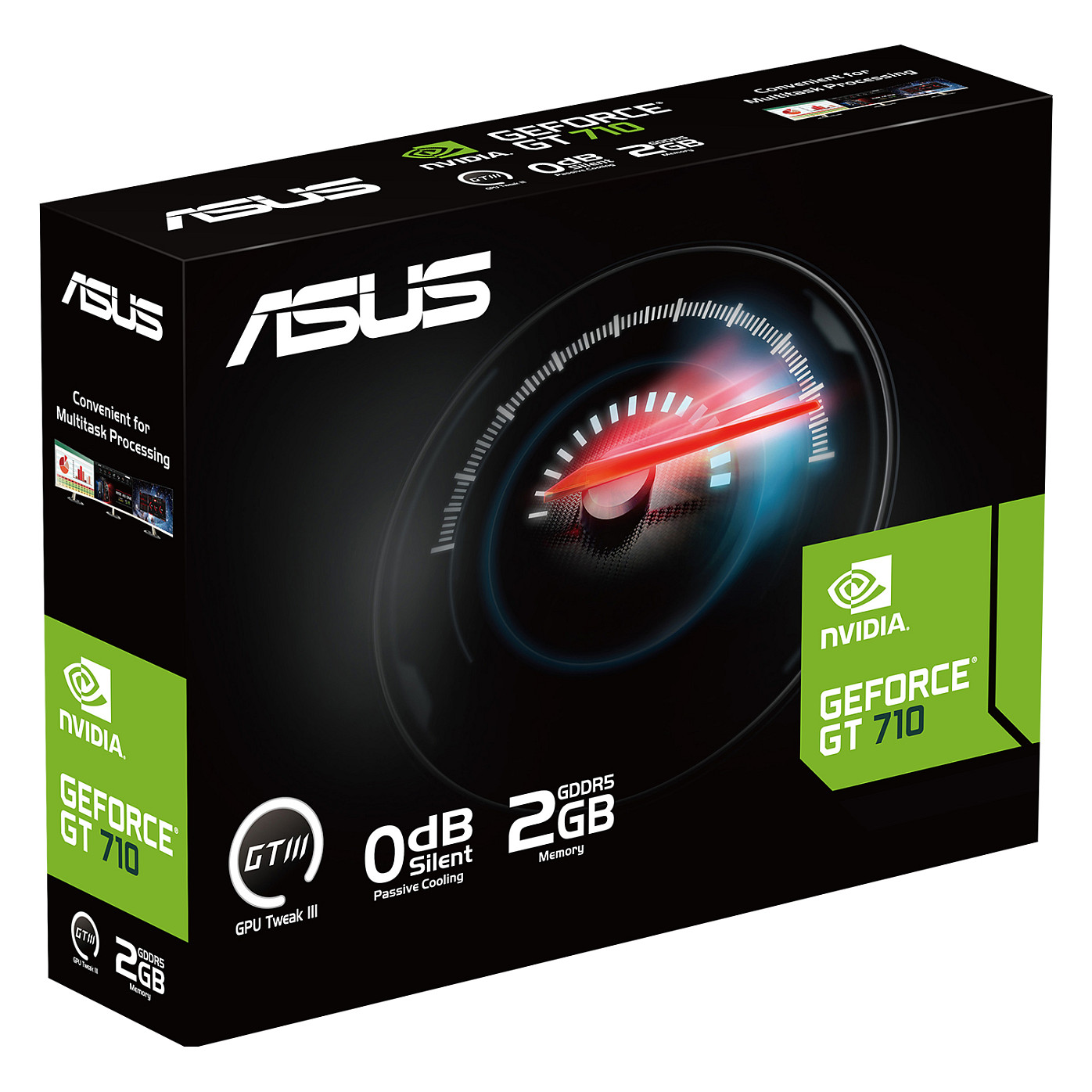 Kartelë Grafike NVIDIA GeForce GT 710 / 2GB GDDR5 / ASUS BRK EVO - 5