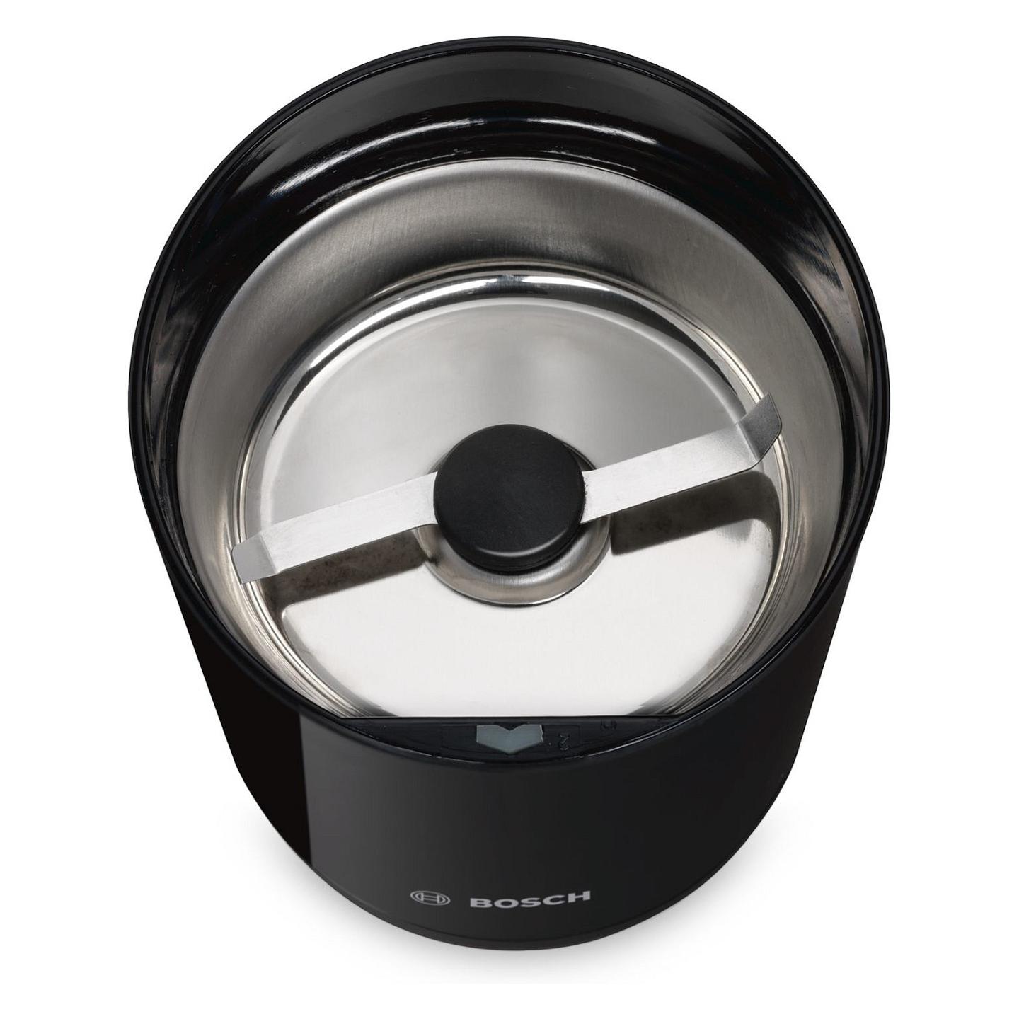 Mulli Elektrik për Kafe Bosch TSM6A013B, 180W, 75g, Teh Çelik Inox – Zezë - 2