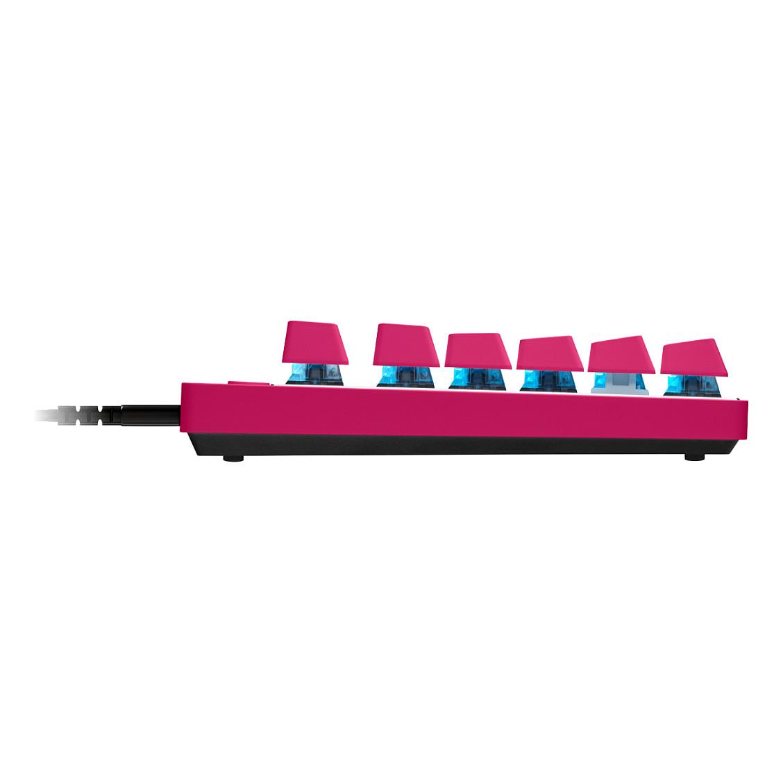 Tastierë Gaming Logitech PRO X TKL Rapid Wired / QWERTY - Rozë - 9