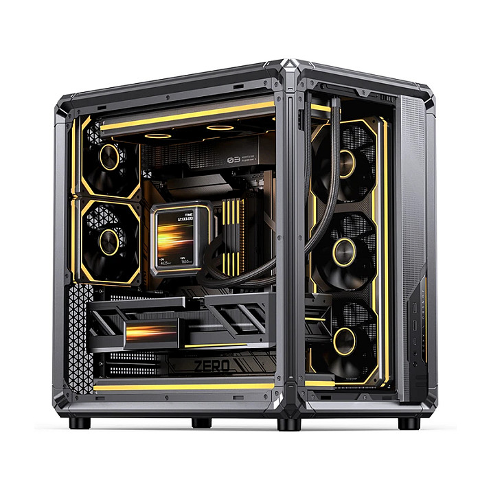 Kasë PC JONSBO X400 / Midi Tower / ATX / Back-Connect / Tempered Glass - Gri - 13