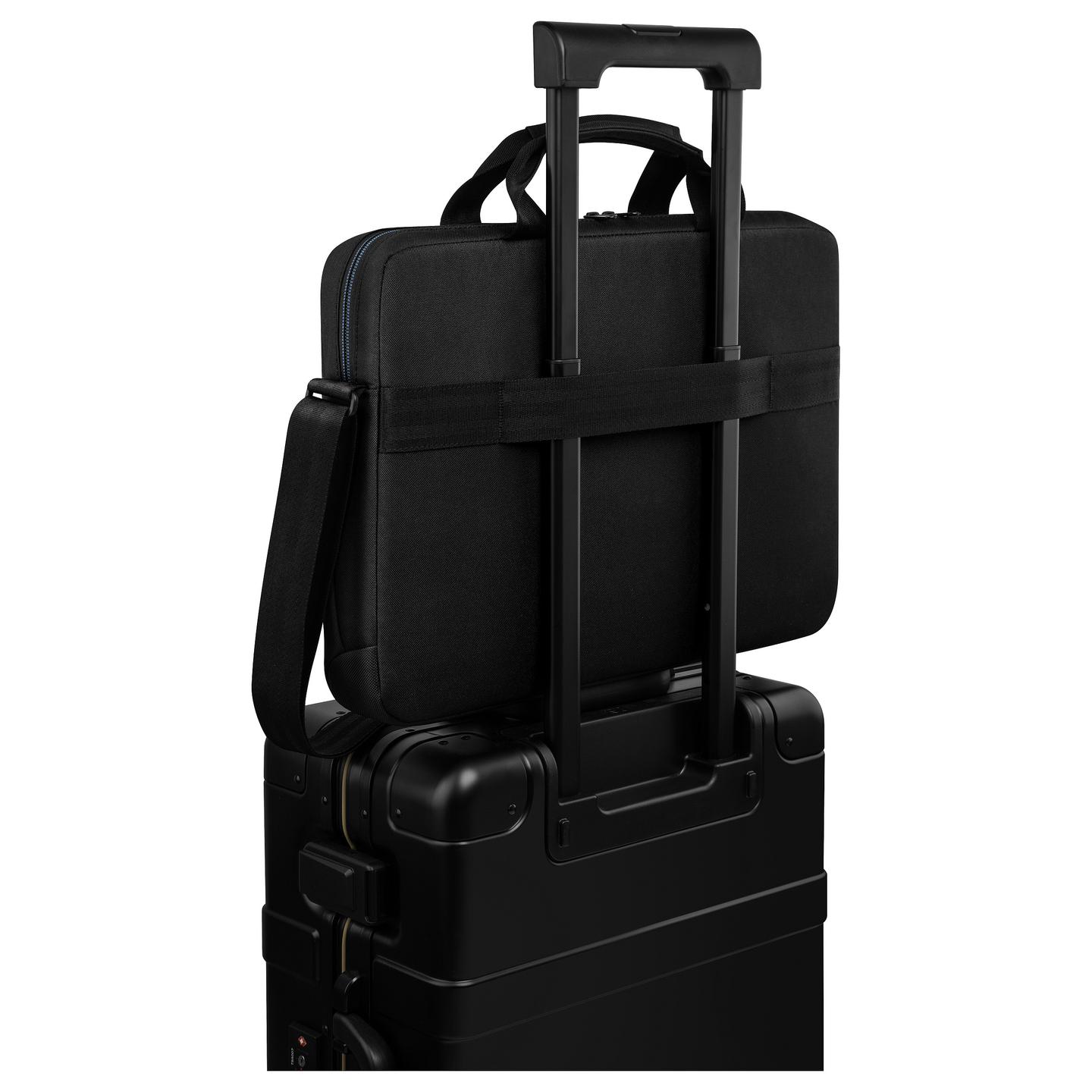 Çantë për Laptop Dell Essential Briefcase 15 ES1520C, deri 15", 400x280x50mm, Rezistente ndaj Ujit, Rrip Shpatulle - Zezë - 5