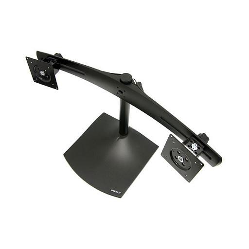 Mbajtëse për Monitor Ergotron DS100 33-322-200 / 2 Monitorë / deri 24" / deri 14kg për Monitor / VESA 75x75 & 100x100 / Rotacion 360° - Zezë - 4