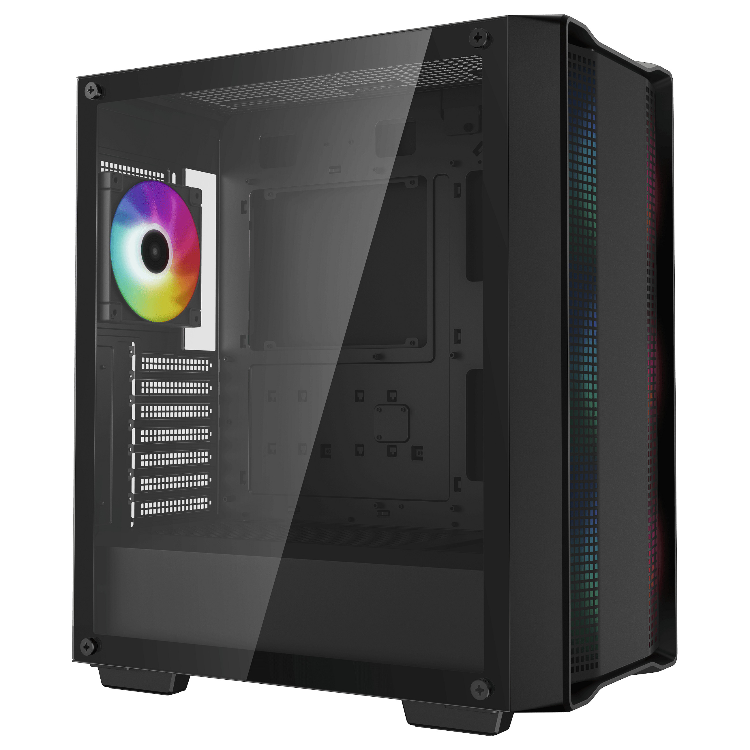 Kasë PC DeepCool CC560 ARGB V2 / Midi Tower / ATX / 4x 120mm ARGB Fan - Zezë - 2