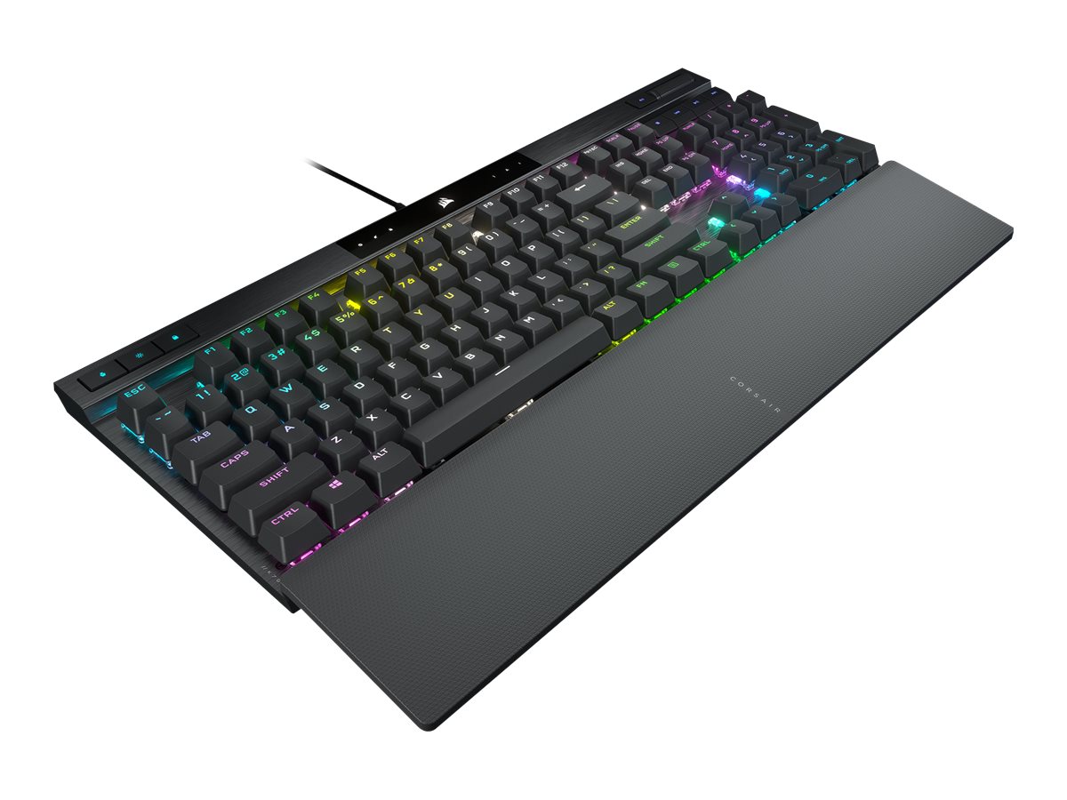 Tastierë Gaming Corsair K70 RGB PRO / Wired / Full-Size / Mekanike / CHERRY MX Speed Silver / RGB / USB-C - Zezë - 3