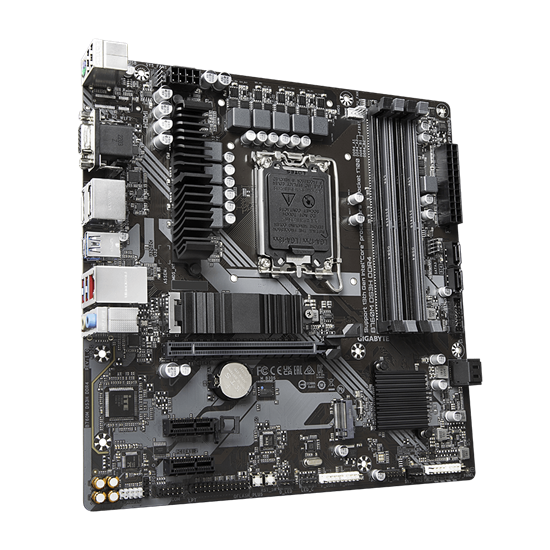 Pllakë Amë Gigabyte B760M DS3H / LGA1700 / B760 / DDR5 / mATX / 2×DP / HDMI / VGA / 2.5GbE LAN - 4
