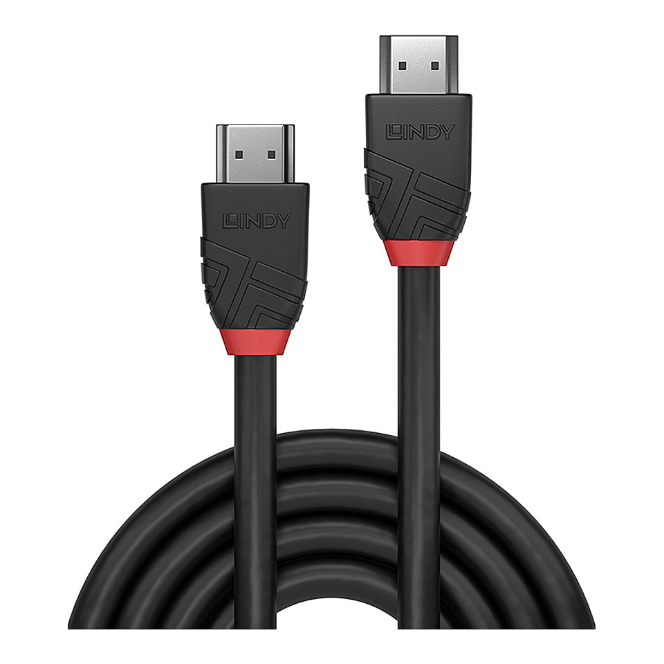 Kabllo HDMI Lindy 36474 / HDMI në HDMI / 5m / High Speed / Ethernet / 4K 60Hz - Zezë - 2