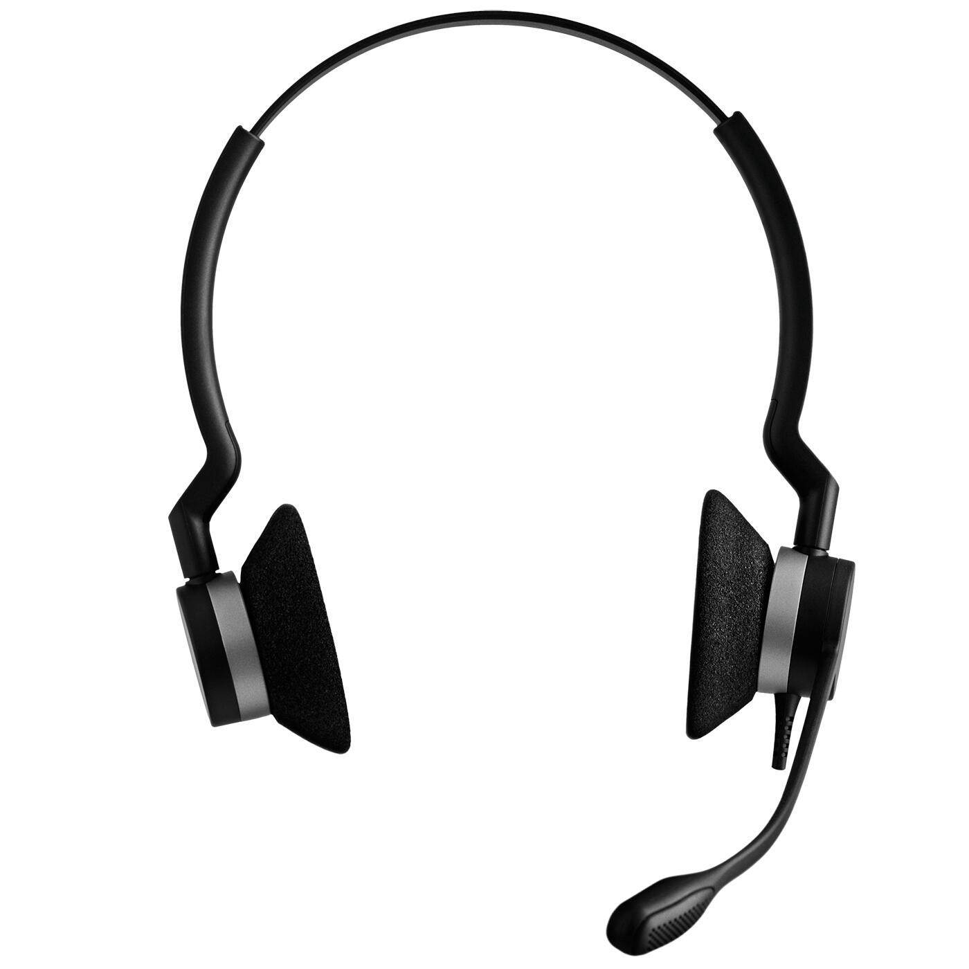 Kufje me kabllo Jabra BIZ23SC / 2309-820-104 / Quick Disconnect (QD) / Binaural / Noise Cancelling Microphone / PeakStop - Zezë - 4