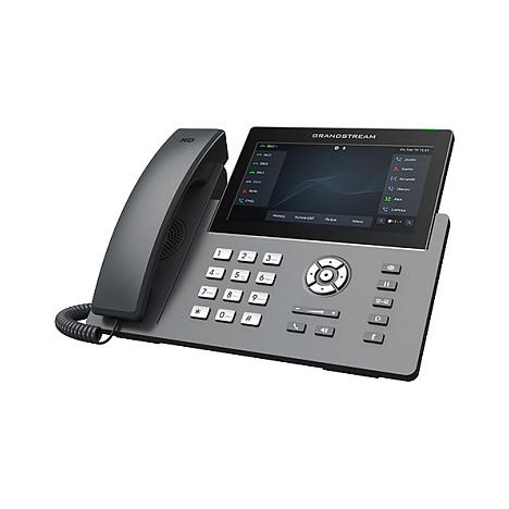 Telefon VoIP Grandstream GRP2670, 12 Linja, 16 Llogari SIP, Ekran Touch 7", Wi-Fi, Bluetooth, Gigabit Ethernet, PoE - Zezë - 2