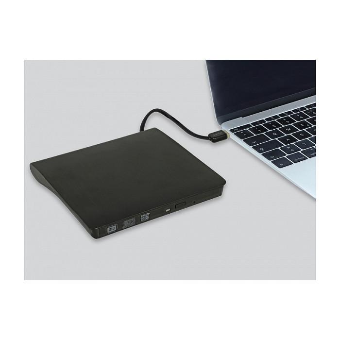 Kuti e jashtme për lexues optik DeLOCK 42603, Slim SATA 9,5 mm, USB-A 3.0, 5 Gbit/s - Zezë - 4