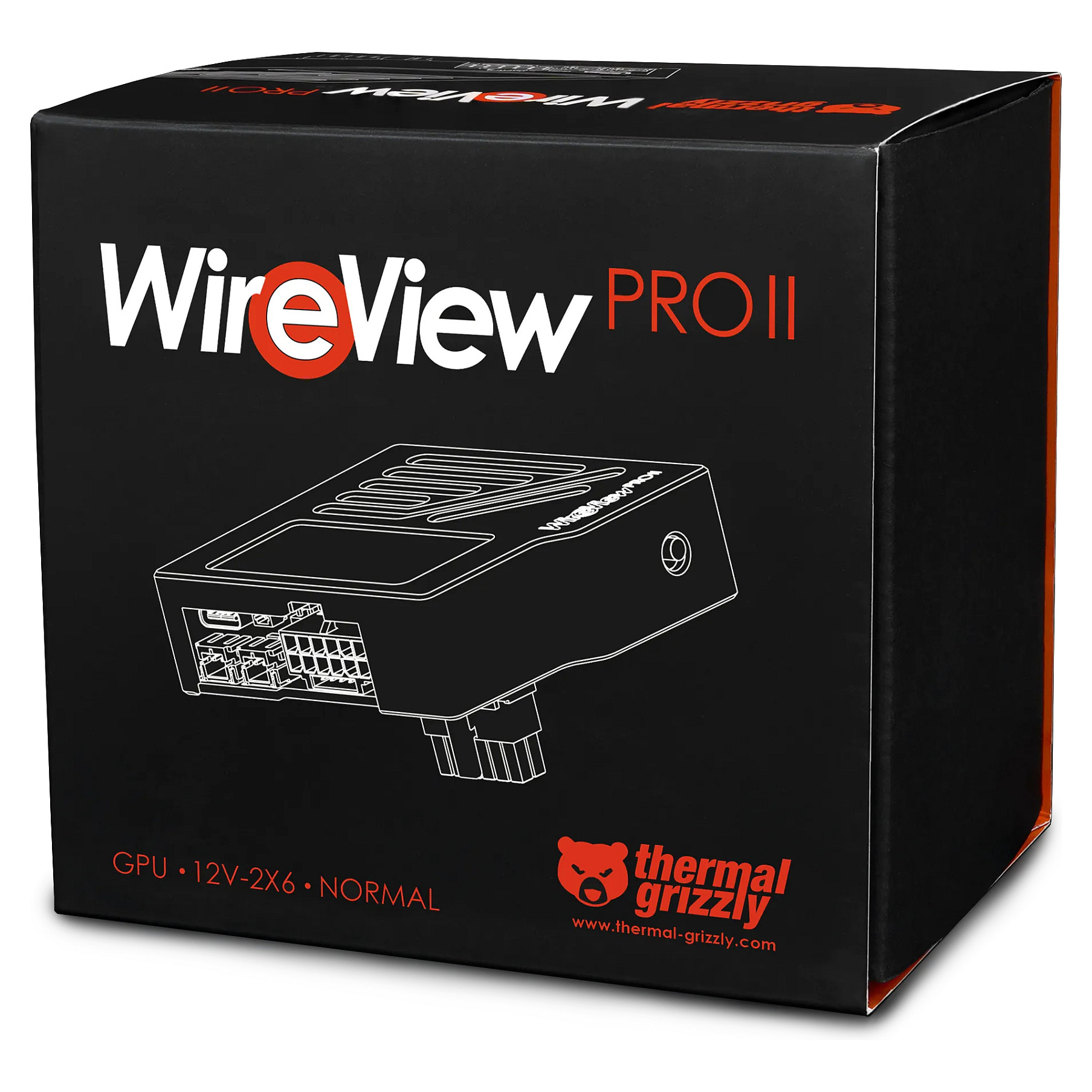 Aksesor për Kartelë Grafike Thermal Grizzly WireView Pro II GPU 12V-2x6 / Ekran TFT-IPS / Monitorim Konsumi (Per-Pin) – Zezë - 8