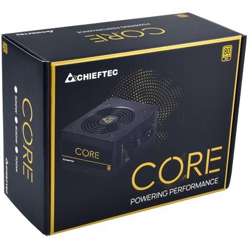Furnizues Energjie Chieftec CORE BBS-700S, 700W, 80 PLUS Gold, ATX 2.3, Non-Modular – Zezë - 4