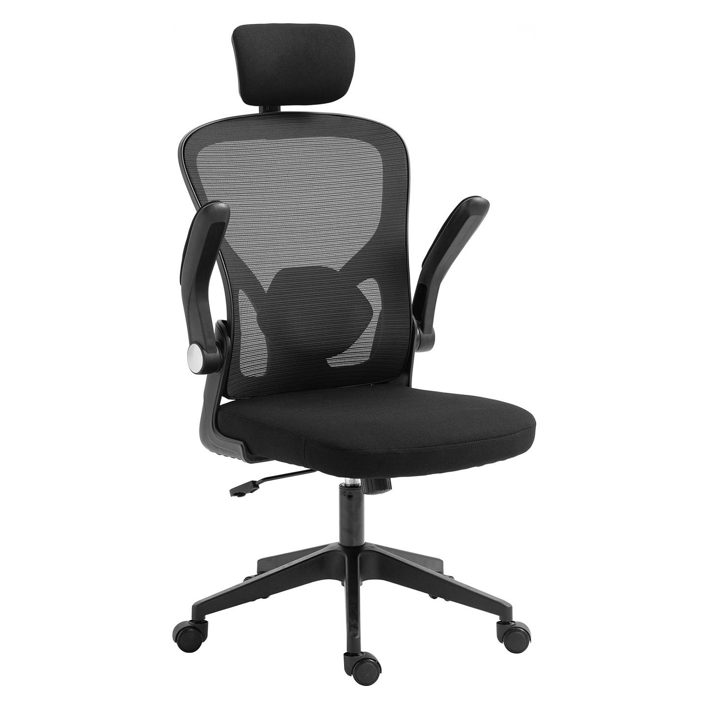Karrige Gaming Sandberg ErgoFusion Gaming Chair Basic / Mbështetëse ergonomike / Mbështetëse koke e rregullueshme / Mbështetëse krahu të palosshme / 100 kg – Zezë - 5