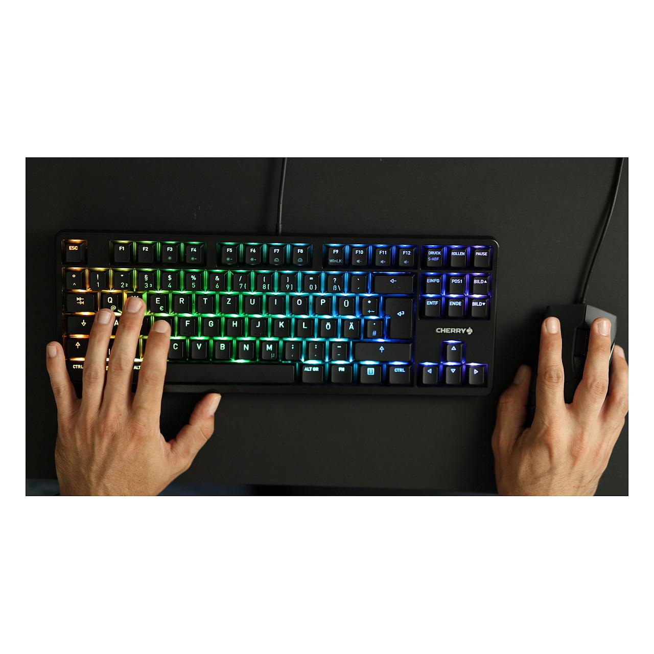 Tastierë me kabllo CHERRY G80-3000N RGB TKL / QWERTZ / Mekanike / RGB LED / TKL / 88 Taste / USB - Zezë - 7
