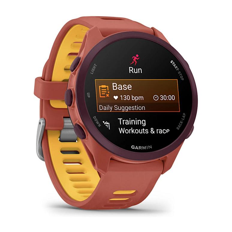 Orë e Mençur Garmin Forerunner 170 Music, 1.2" AMOLED, GPS, Muzikë, 5 ATM - Kuqe/Portokalli - 3
