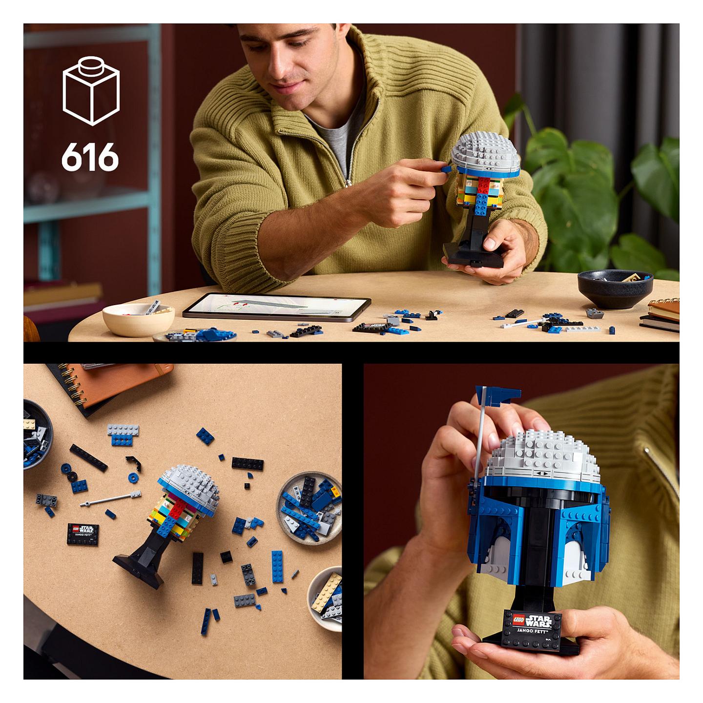 LEGO Star Wars Jango Fett Helmet 75408 - 19