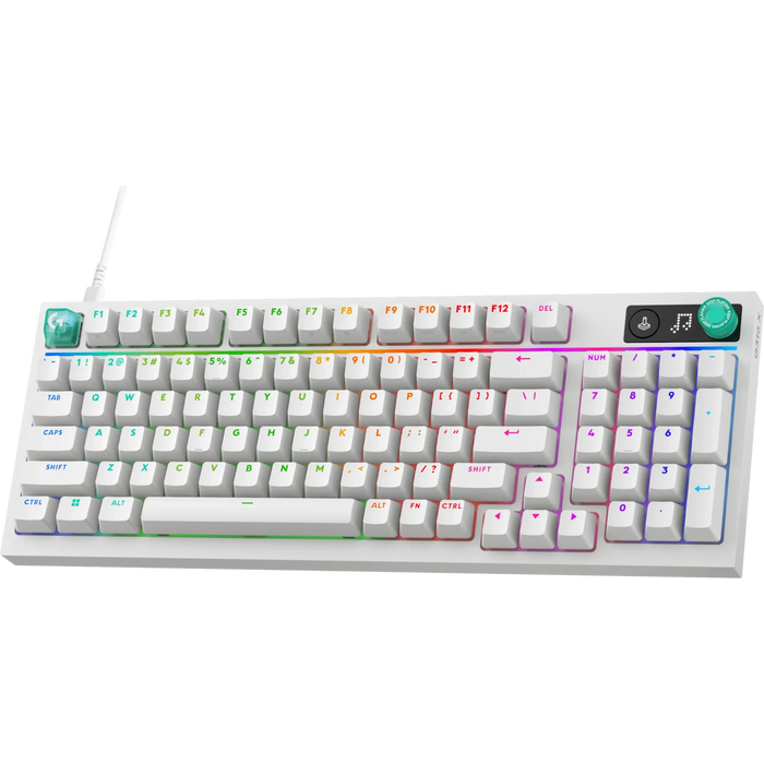 Tastierë Gaming Logitech G316 X / Wired / Mekanike / 98% / Hot-Swappable / Linear / LIGHTSYNC RGB / USB-C – Zezë - 3
