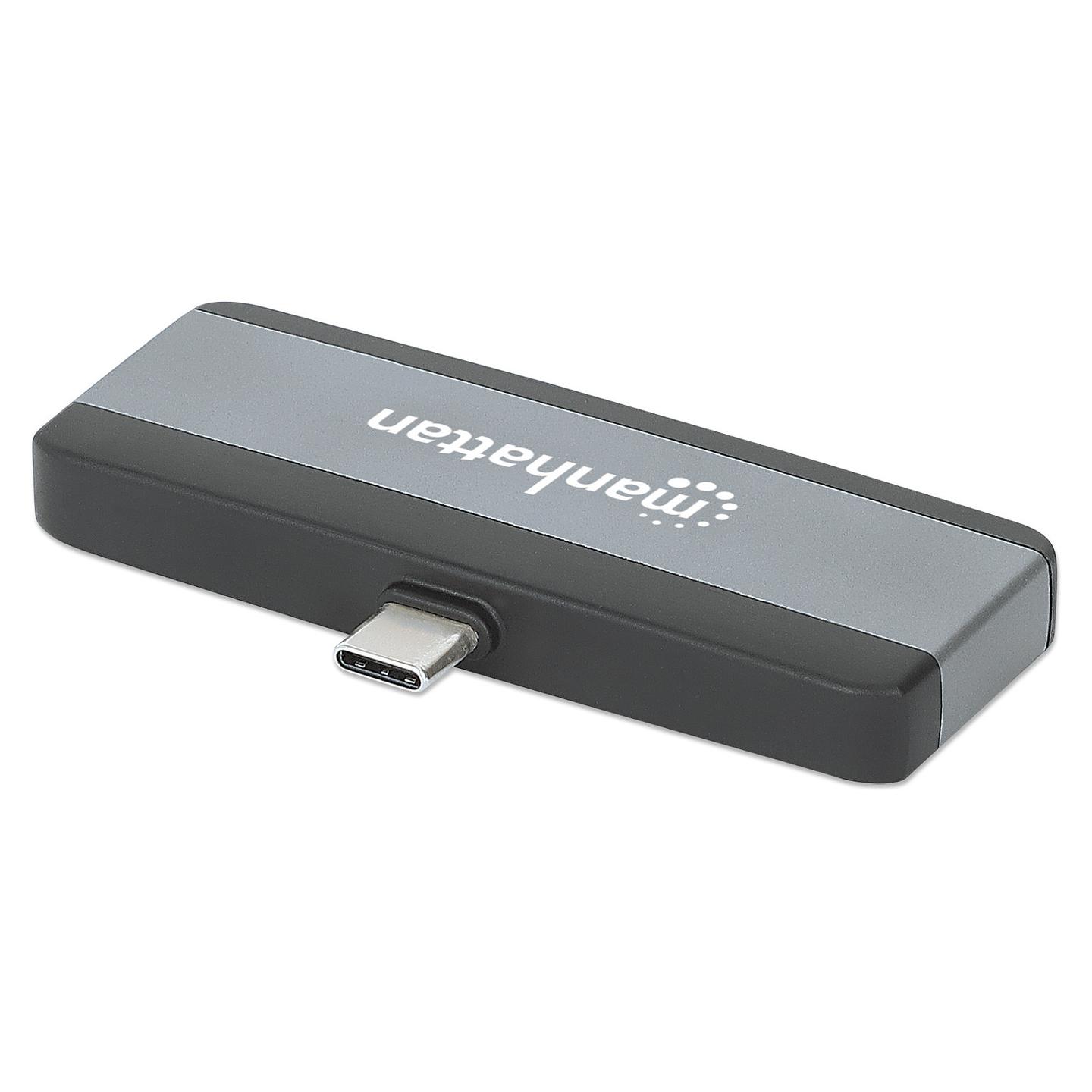 Docking Station Manhattan 190404 / 1x USB-A / 1x USB-C / HDMI / 3.5mm Audio / 100W PD – Hiri - 5