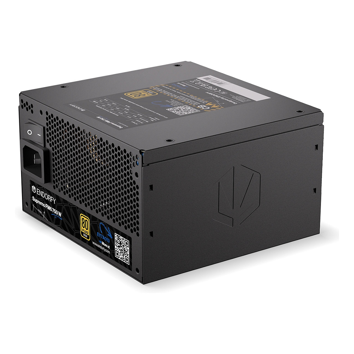 Furnizues Energjie Endorfy Supremo FM6 / 750W / ATX 3.1 / 80 PLUS Gold / Fully Modular - Zezë - 4
