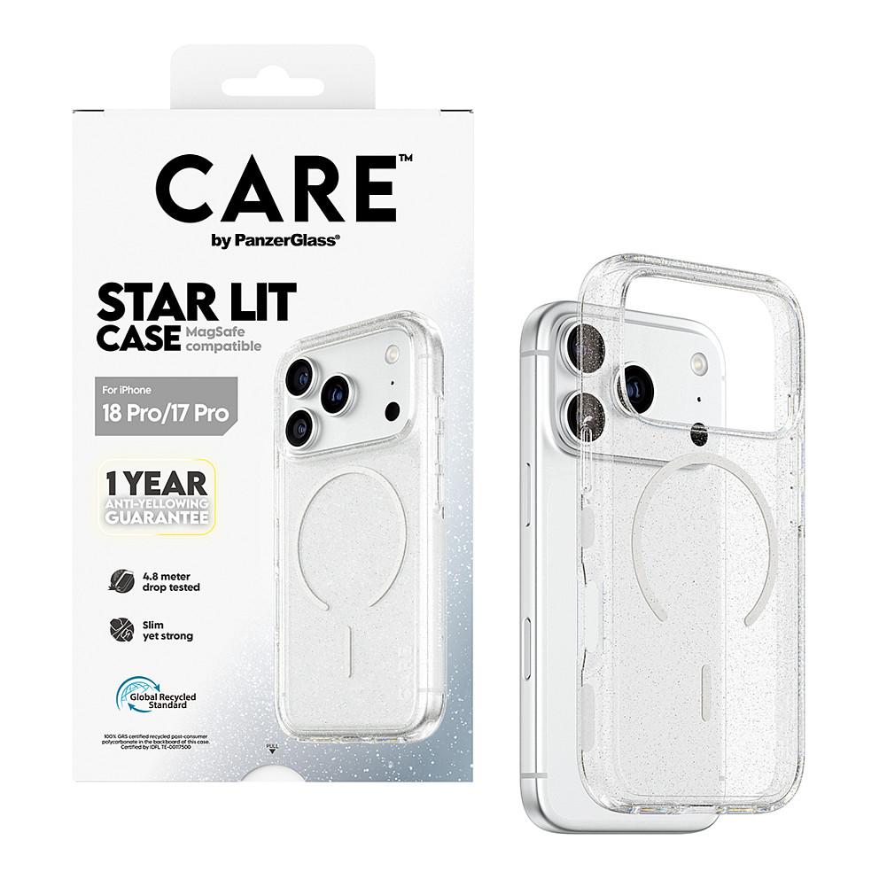 Aksesorë për telefon PanzerGlass CARE Star Lit / iPhone 17 Pro / iPhone 18 Pro / MagSafe / Mbrojtje 4.8m - Transparent - 5