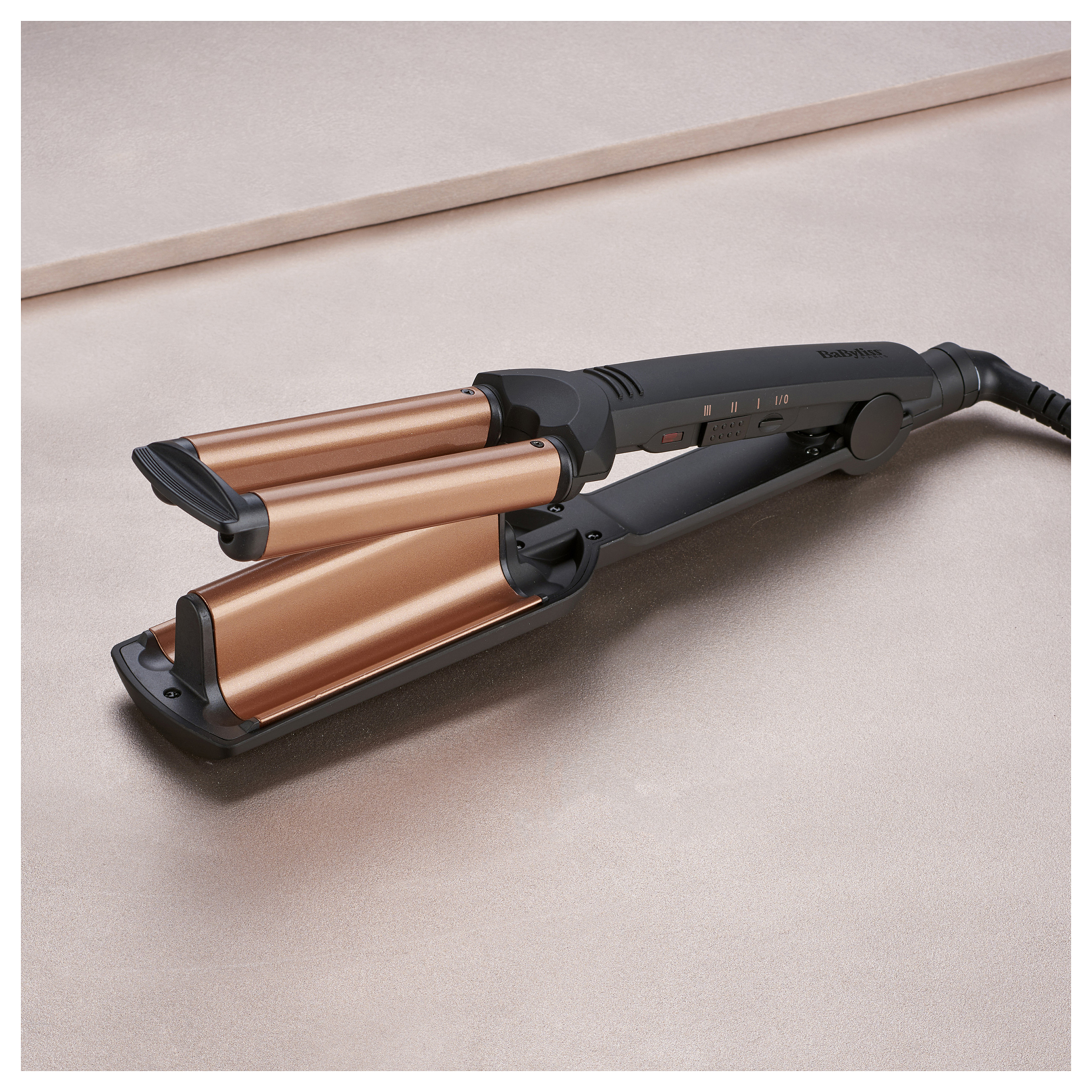 Stiluese për flokë BaByliss Deep Waves W2447E / Tourmaline-Ceramic / 3 Temperatura / 200°C / Advanced Ceramics – Zezë/Bronz - 11