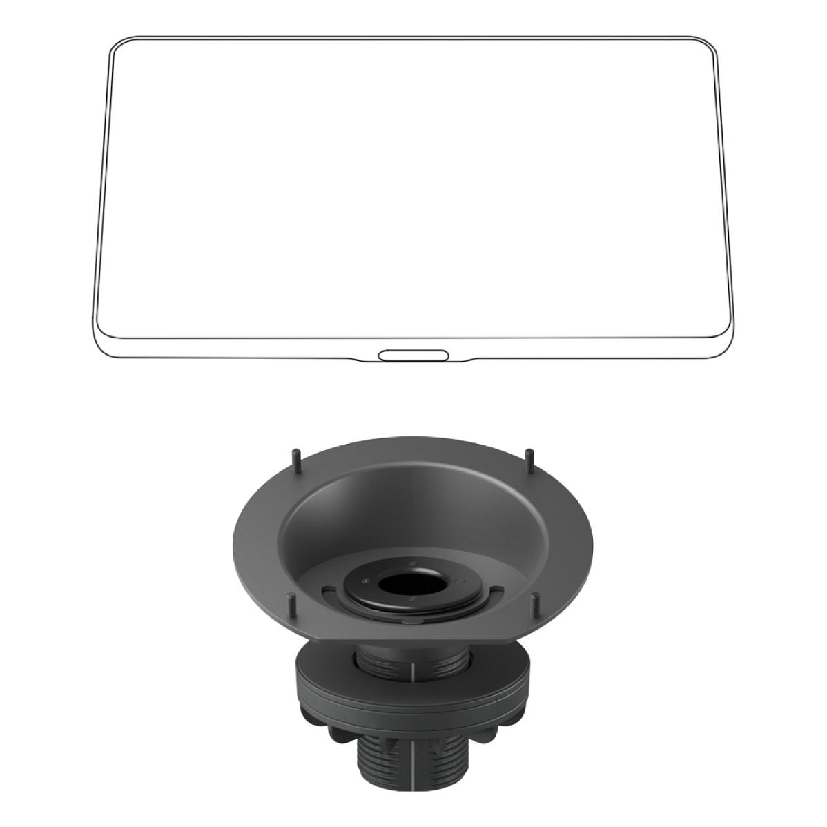 Aksesorë për Konferencë Logitech Tap Riser Mount / Mbajtëse Tavoline për Touch Controller - Hiri - 3