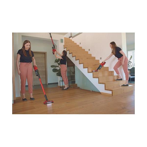 Fshesë me Bateri Einhell TE-SV 18 Li-Solo, 18V, 0.6L, 1.5kg - Kuqe/Zezë - 8