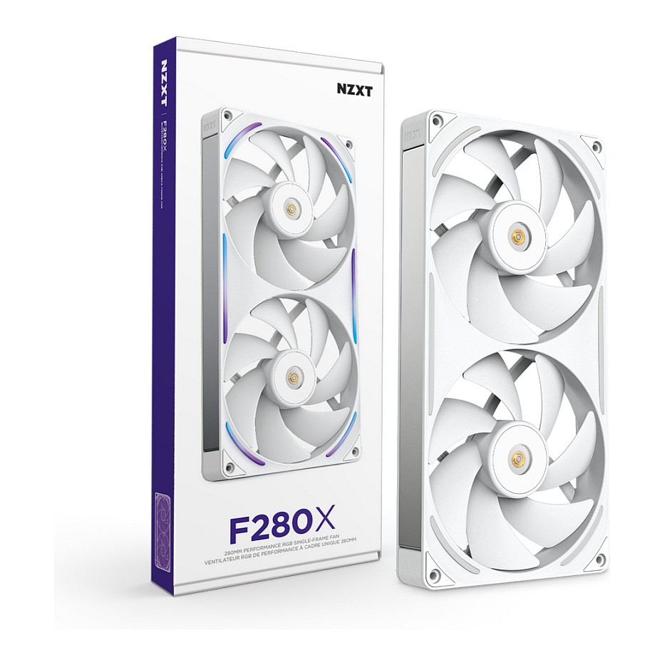 Ftohës për Kasë 280mm NZXT F280X RGB – Bardhë - 2