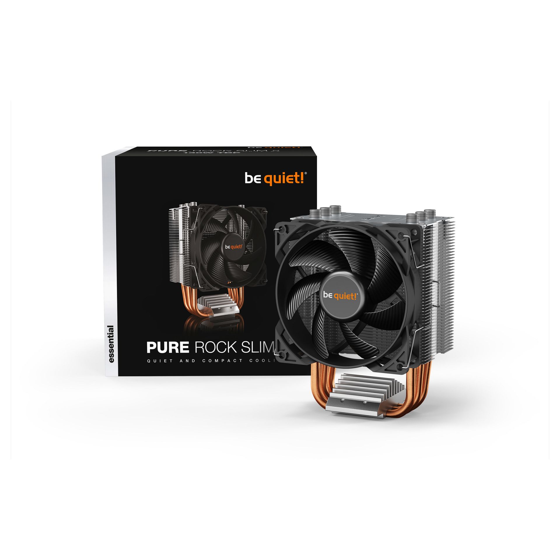 Ftohës për Procesor Be Quiet! PRO K Mix be quiet! Pure Rock Slim 2 | FMx,AM3 / 4 / 5,115x; 1200,1700 TDP 120W – Argjend - 3