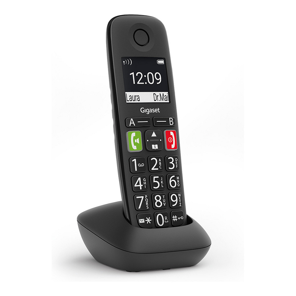 Telefon i thjeshtë Gigaset E290HX / 2" / DECT & Hands-Free - Zezë - 2