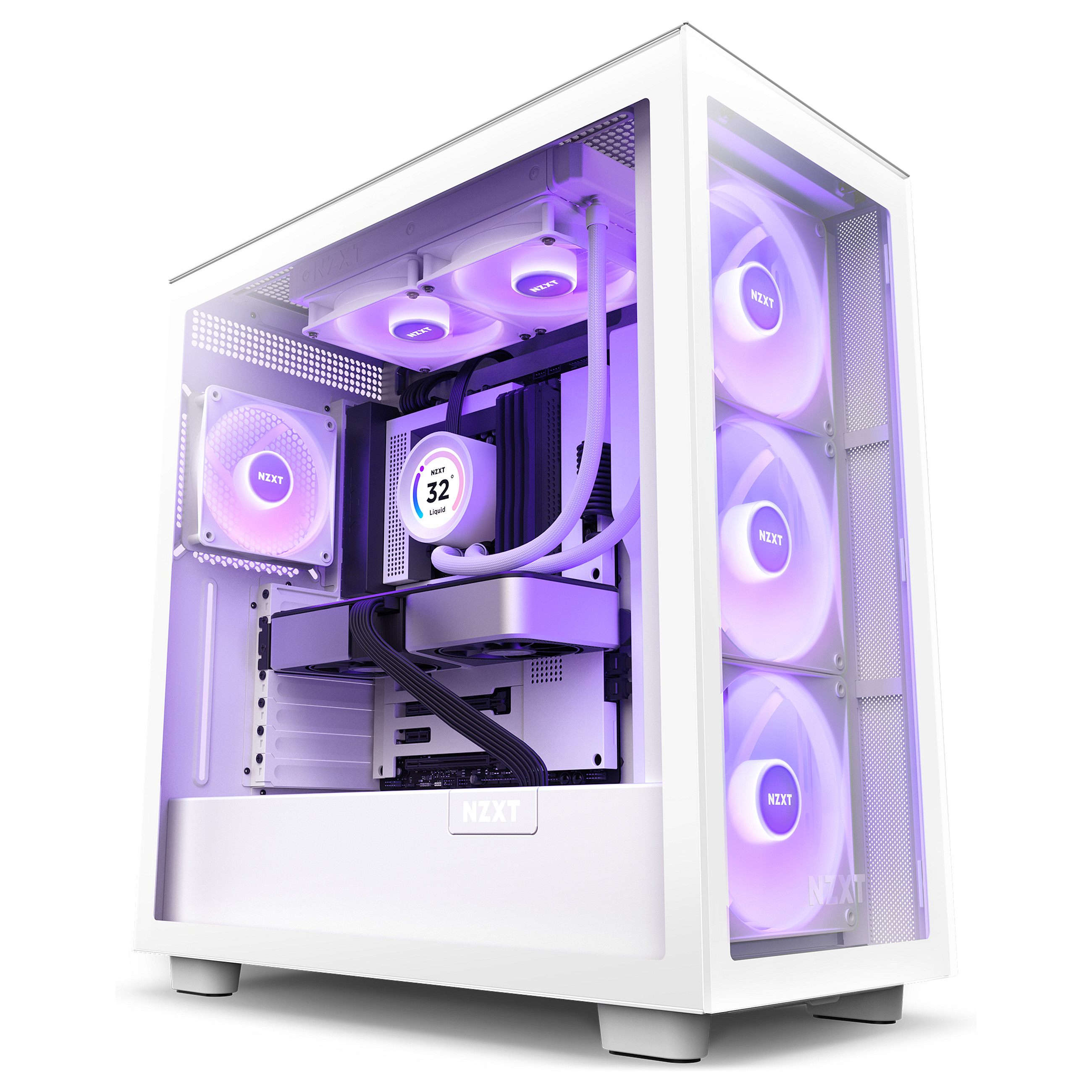 Ftohës për Procesor NZXT Kraken Elite 240 RGB / 240mm / AIO / RGB / LCD - Bardhë - 6