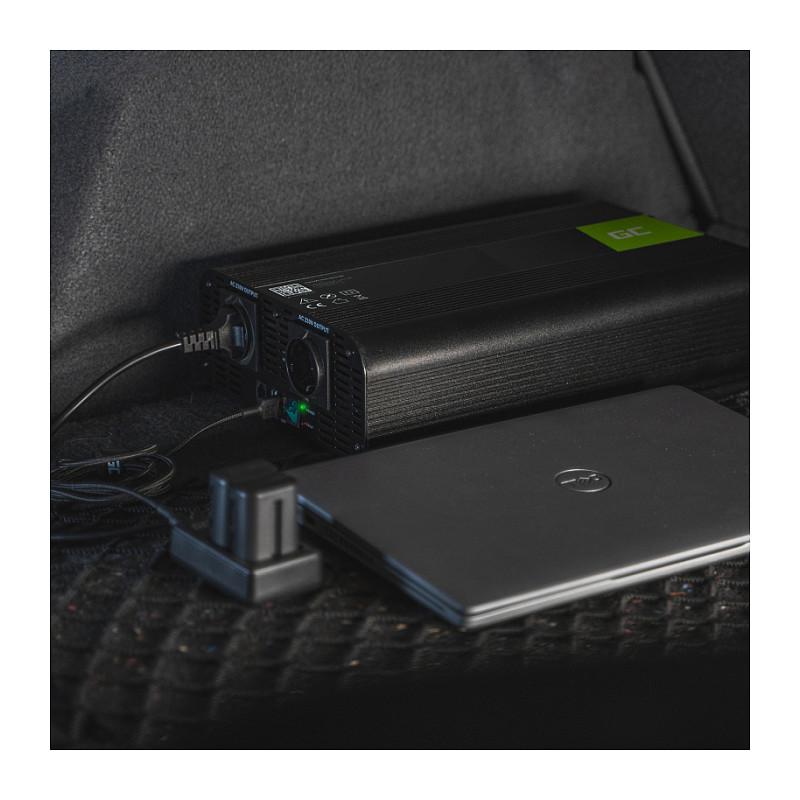 Inverter Green Cell INV21, 24 V, për automjet - Zezë - 9