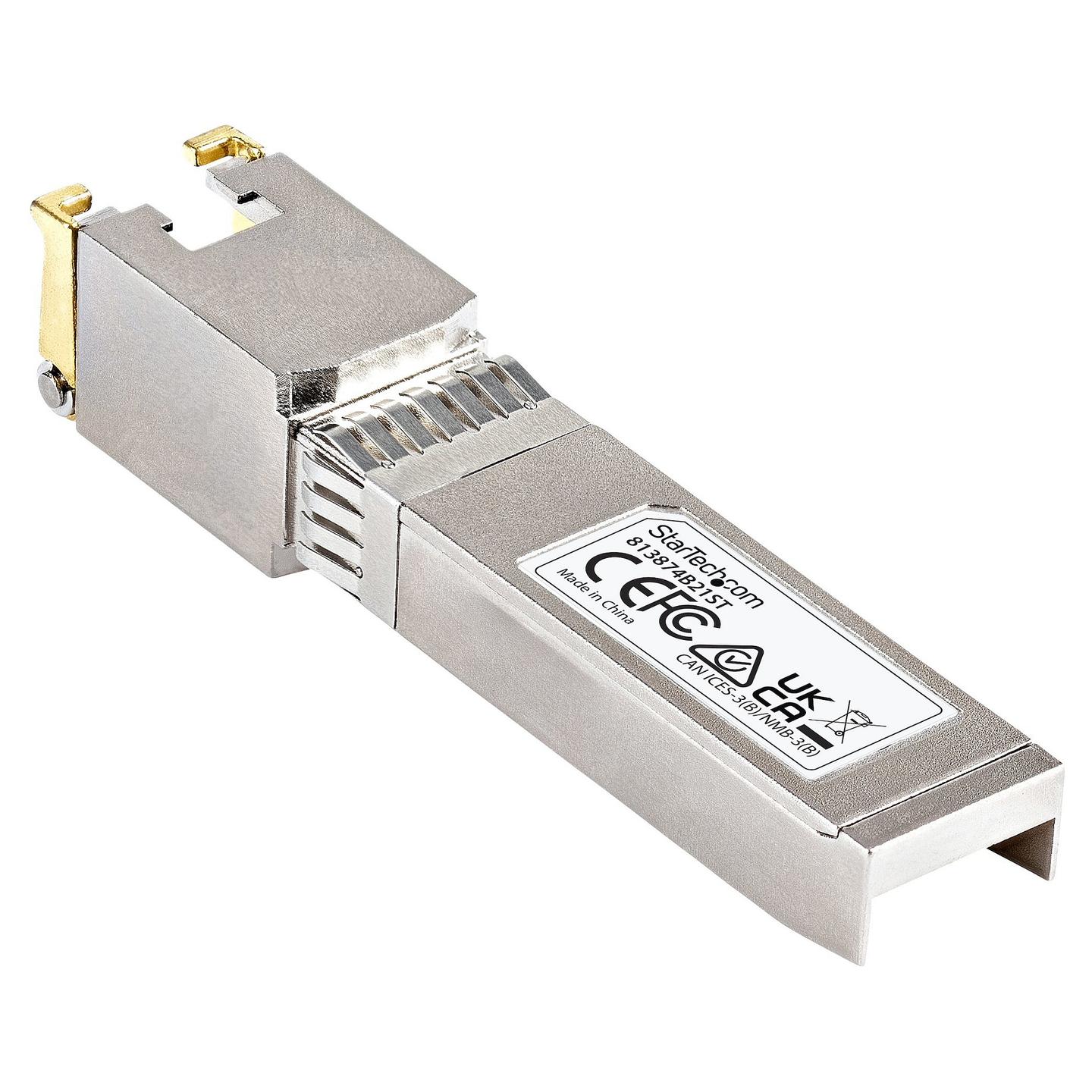Transceiver SFP+ StarTech.com 813874B21ST, 10Gbps, 10GBASE-T, RJ45, deri në 30m - Argjend - 7