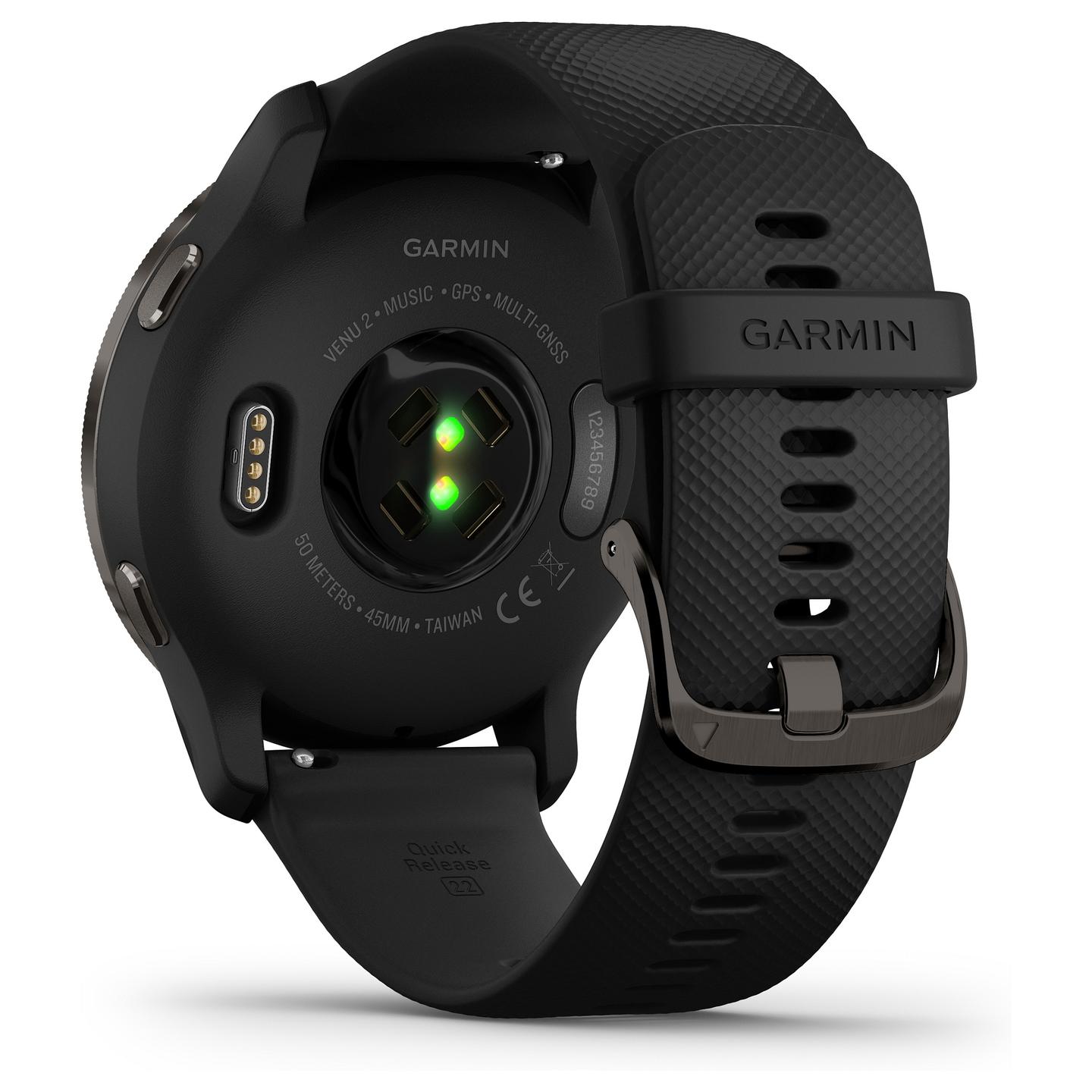 Orë e mençur Garmin Venu 2 / 45mm / AMOLED / GPS / Bluetooth / Wi-Fi - Zezë/Slate - 60