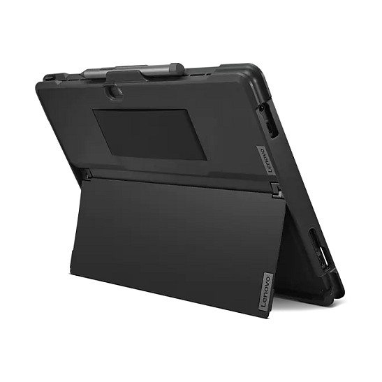 Aksesorë për tablet Lenovo ThinkPad X12 Detachable 4X41A08251 / Case / 12" / Polycarbonate + Silicone / Shock-Absorbing Corners / Pen Holder / Hand Strap - Zezë - 5