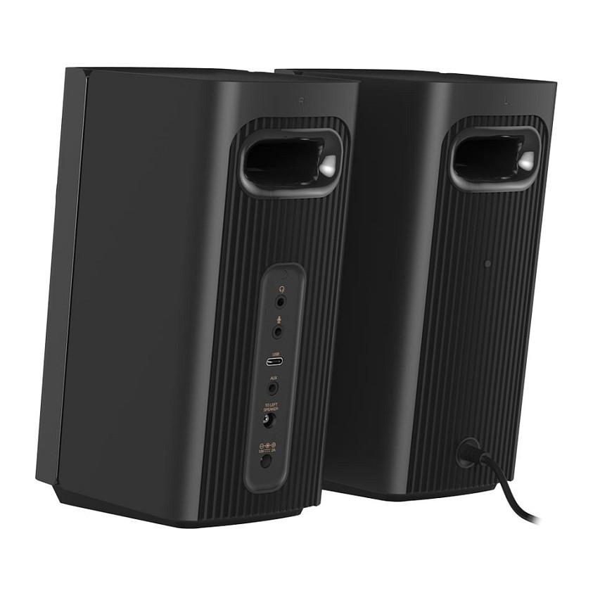 Altoparlantë Creative Labs T60, 2.0, 30W RMS, 60W Peak, Bluetooth 5.0, USB-C, AUX, Mic-in, Headset-out - Zezë - 5