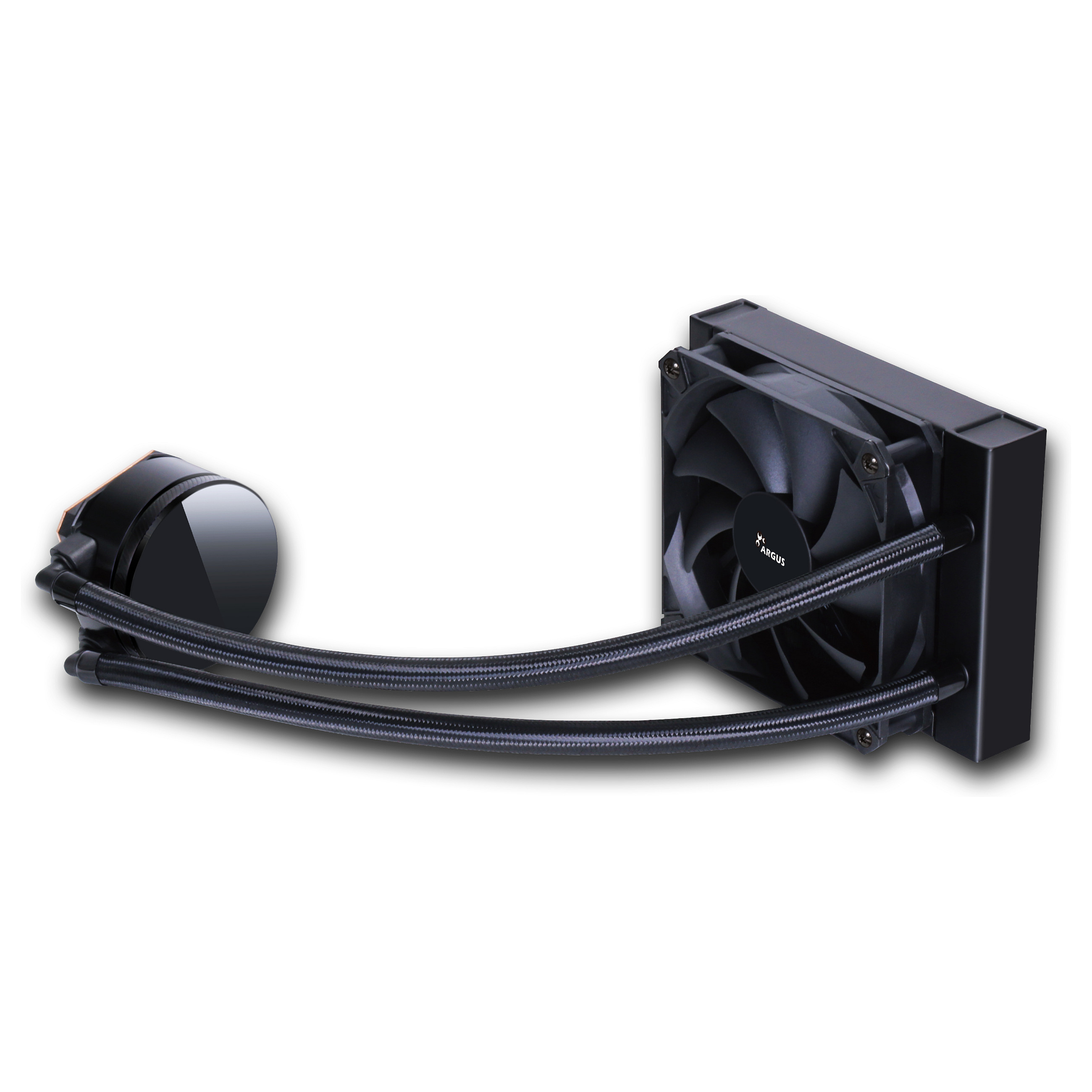 Ftohës për Procesor Inter-Tech B-120 / 120mm / 4-Pin PWM / 800–1800 RPM - Zezë - 2