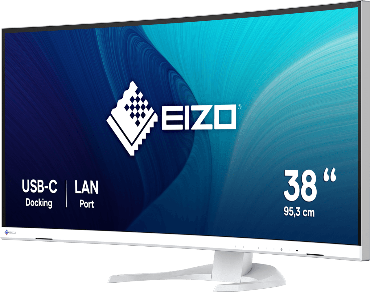Monitor EIZO FlexScan EV3851X-WT / 37.5" / UWQHD+ IPS / 60Hz / 5ms / HDMI+DisplayPort+USB-C - Bardhë - 2