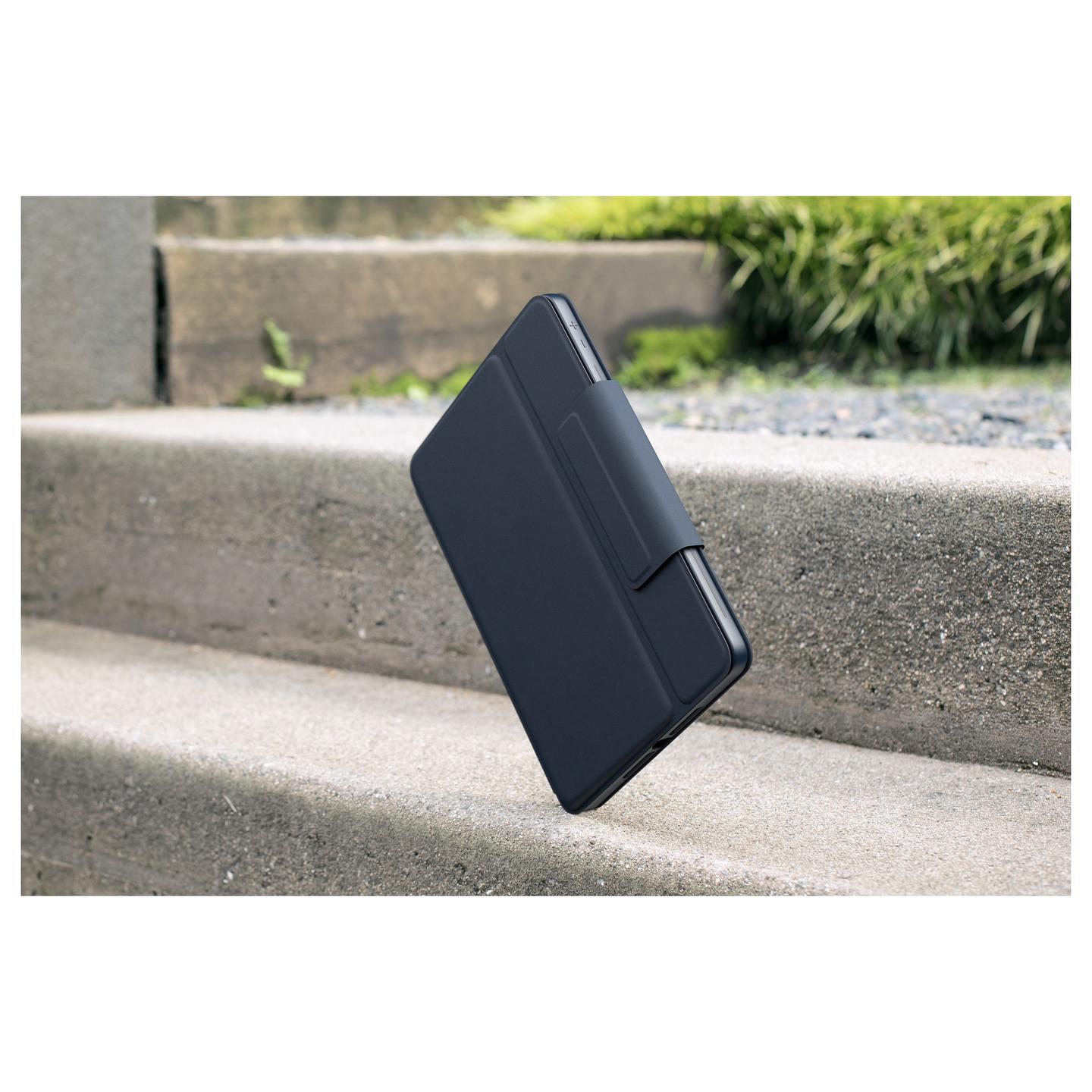 Case për Tablet Logitech Rugged Combo 3, iPad 7th/8th/9th Gen, Tastierë e Integruar, AZERTY (FR), Smart Connector – Blu - 11