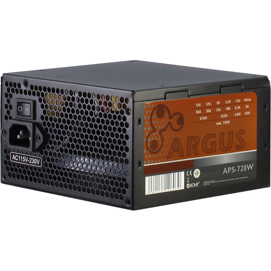 Furnizues Energjie Inter-Tech Argus APS / 720W / ATX / Non-Modular - Zezë - 3