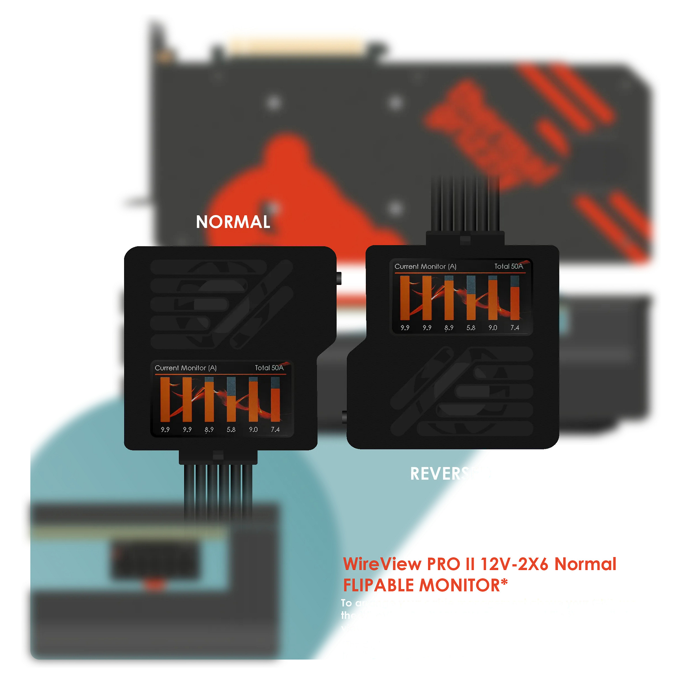 Aksesor për Kartelë Grafike Thermal Grizzly WireView Pro II GPU 12V-2x6 / Ekran TFT-IPS / Monitorim Konsumi (Per-Pin) – Zezë - 7