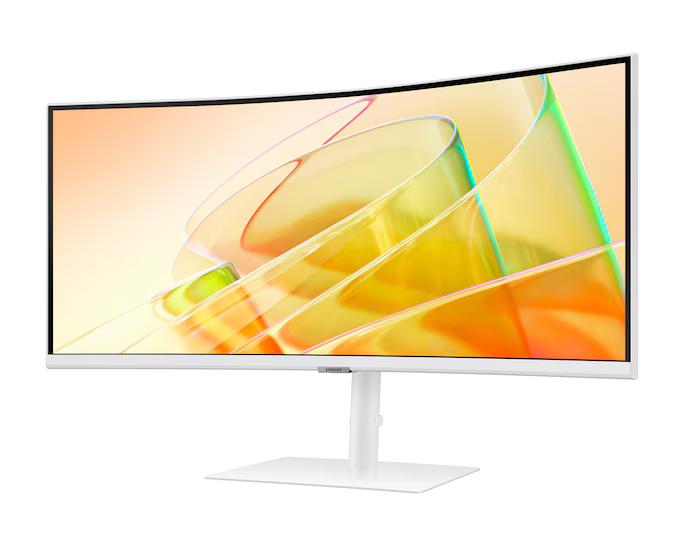 Monitor Samsung ViewFinity S6 S34C650TAU, 34", UWQHD VA Curved, 100Hz, 5ms, HDMI+DP+2x Thunderbolt 4+USB - Bardhë - 3