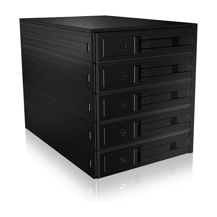 Aksesor për Disqe ICY BOX IB-565SSK / 3x 5.25" / SATA - Zezë - 10