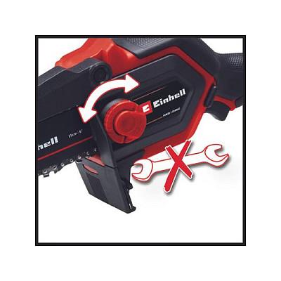 Sharrë për Degë me Bateri Einhell GE-PS 18/15 Li BL-Solo, 18V, Brushless, 15cm - Kuqe/Zezë - 11