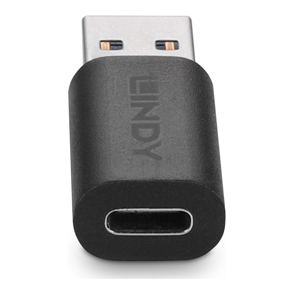 Adapter USB Lindy 41904 / USB-A në USB-C / USB 3.2 Gen 2 / 10 Gbit/s - 3